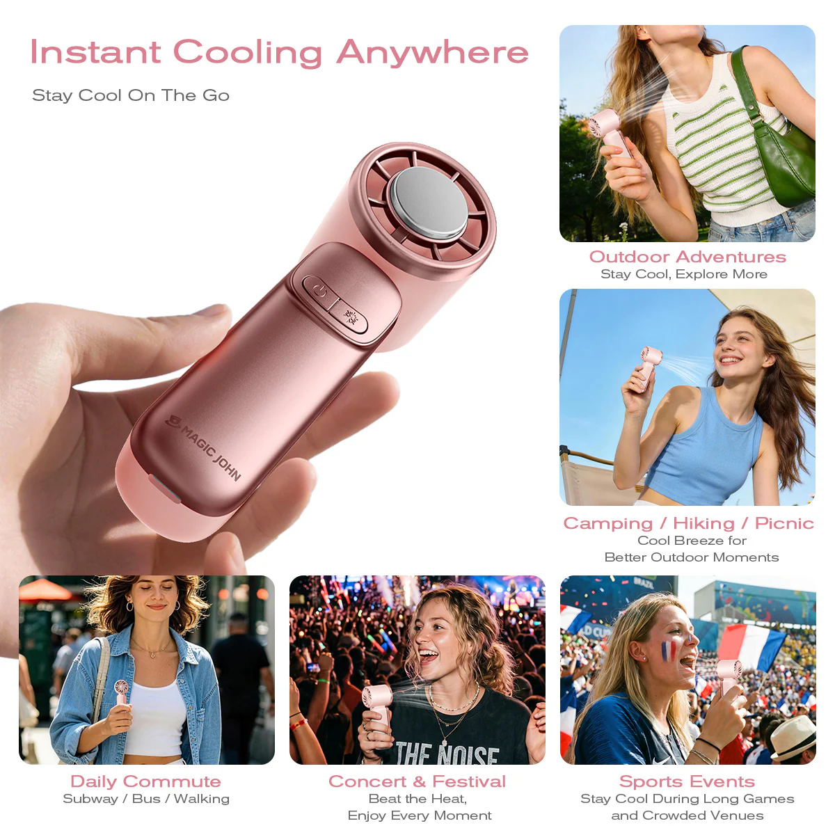 Turbo 3-in-1 Handheld Fan
